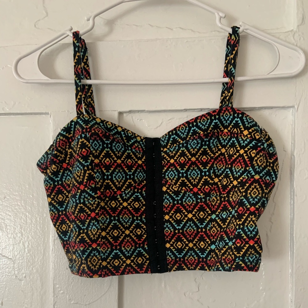 Multicolor Crop Top